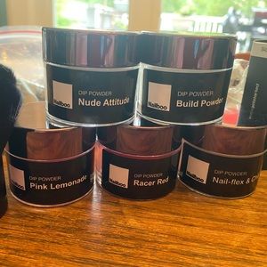 Entire Nailboo Kit. 4 colors, brush, soak off tub and remover clips. $35 OBO